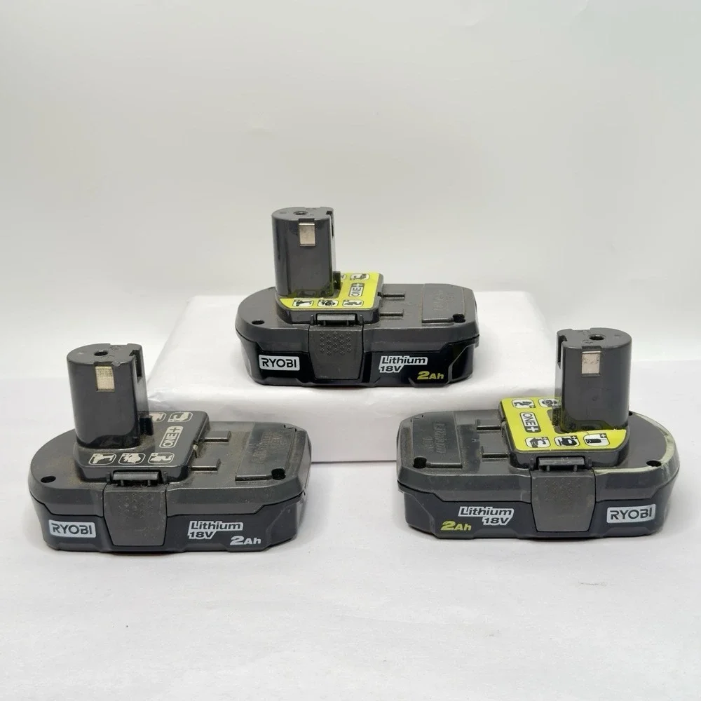 Ryobi 18volt Batteries P190 For Parts Not Working  Lot Of 3